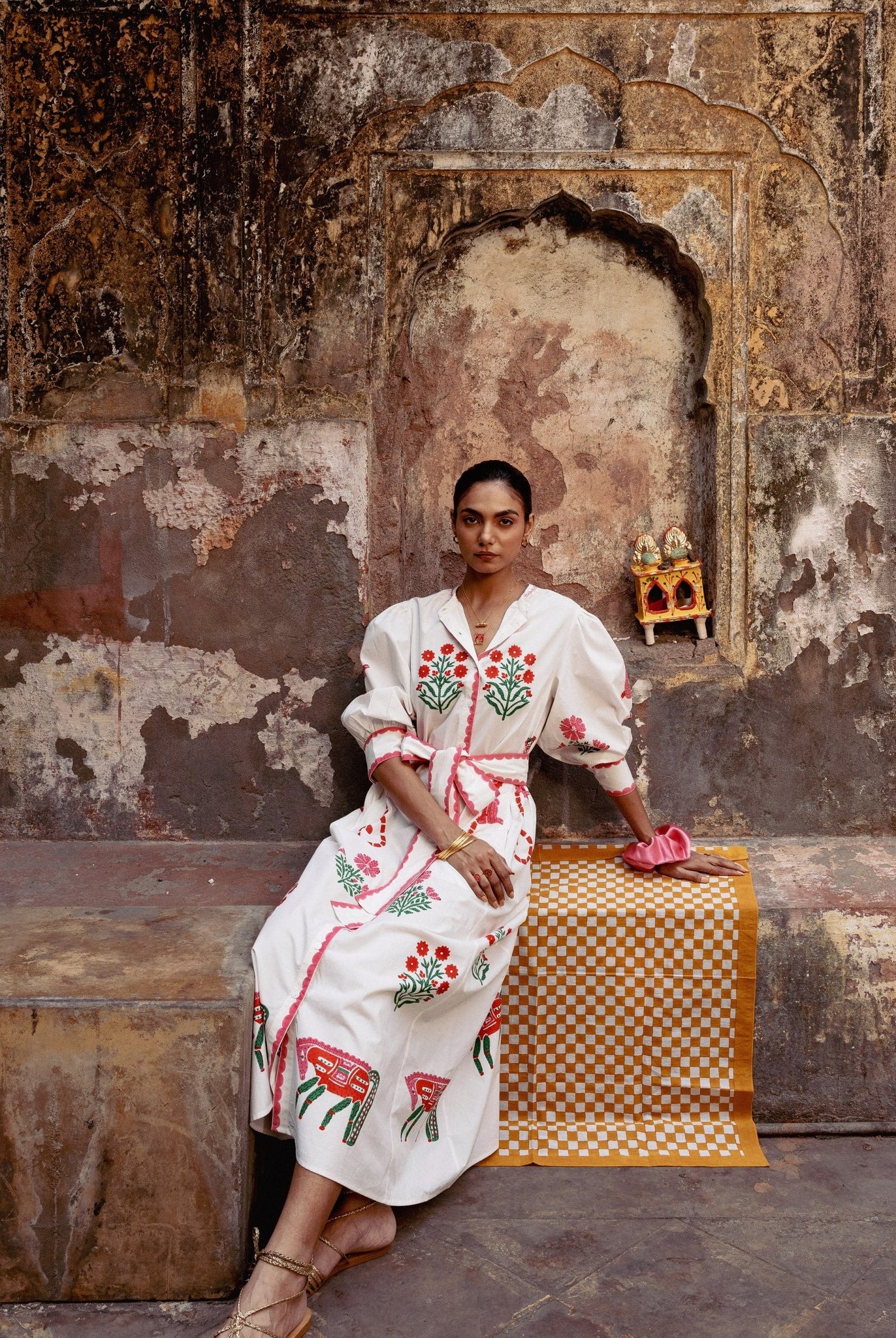 Chaupad Shirt Dress - Mix Print - CiceroniDressesThe Raw India