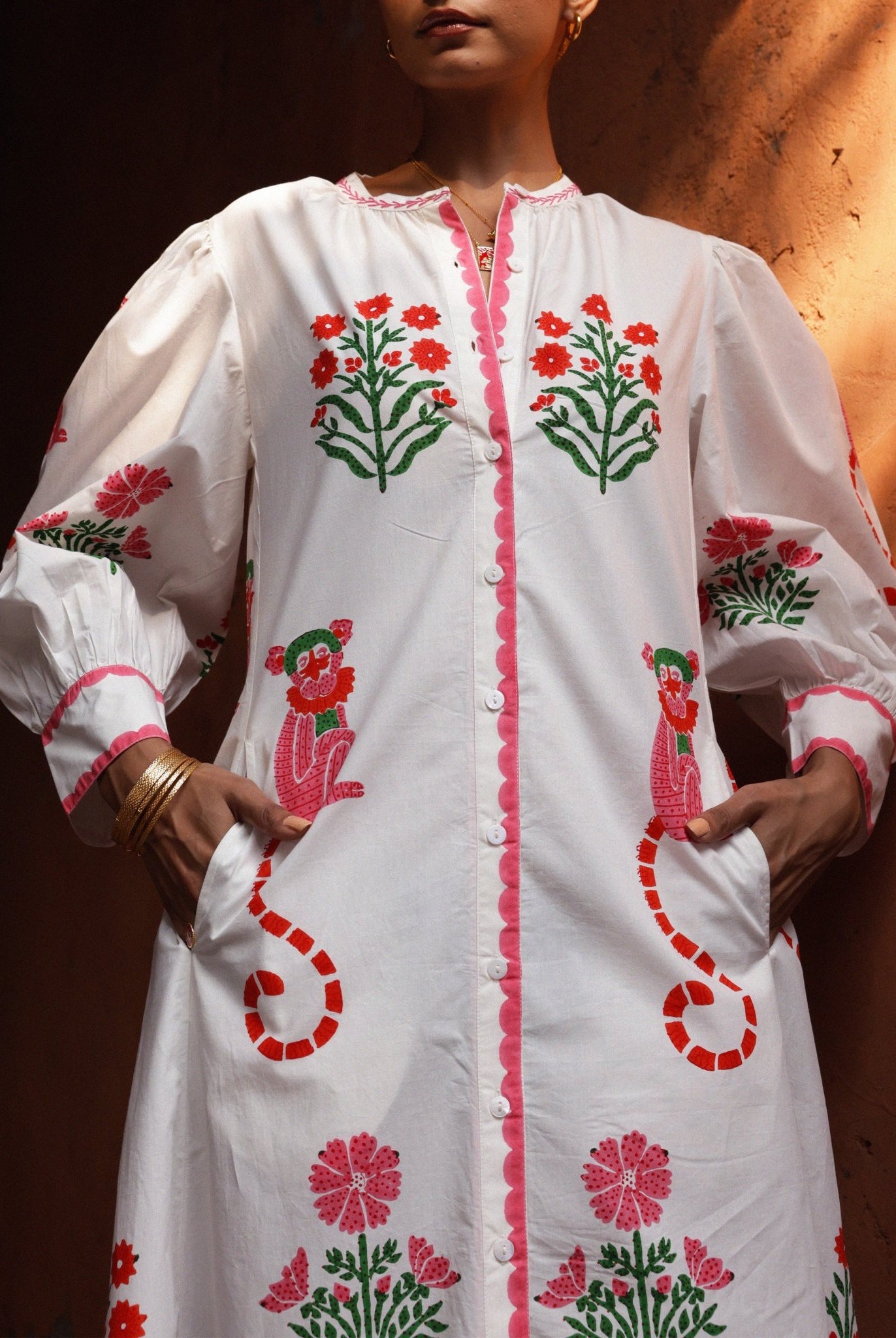 Chaupad Shirt Dress - Mix Print - CiceroniDressesThe Raw India