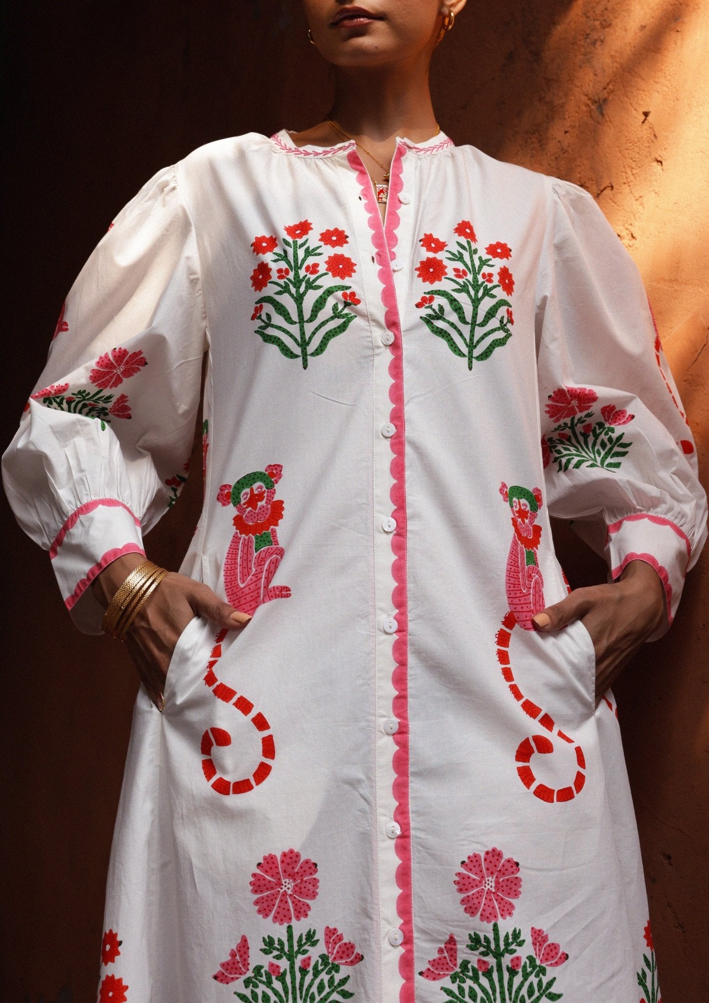 Chaupad Shirt Dress - Mix Print - CiceroniDressesThe Raw India