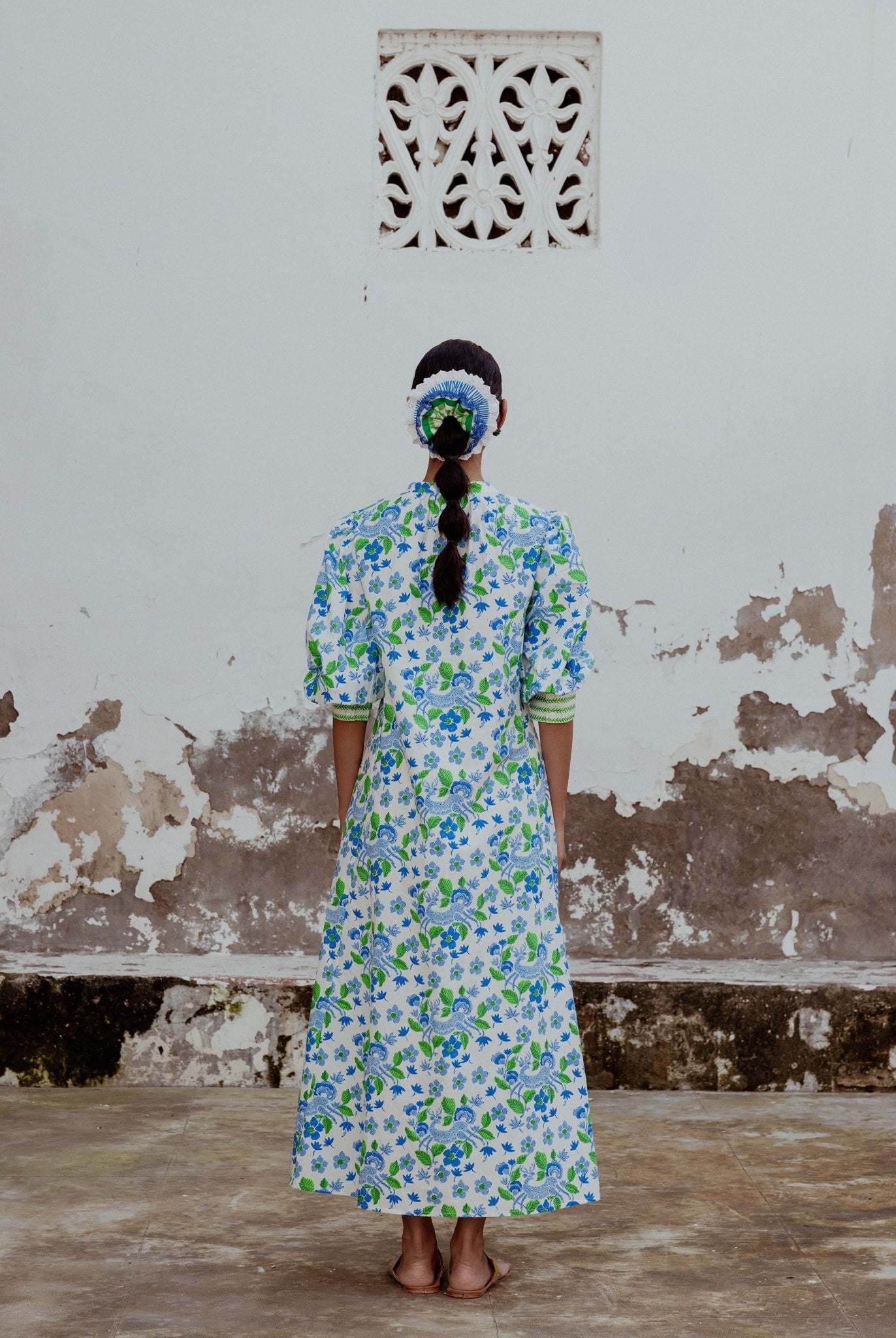 Chaupad Shirt Dress - Swamp Deer - CiceroniDressesThe Raw India