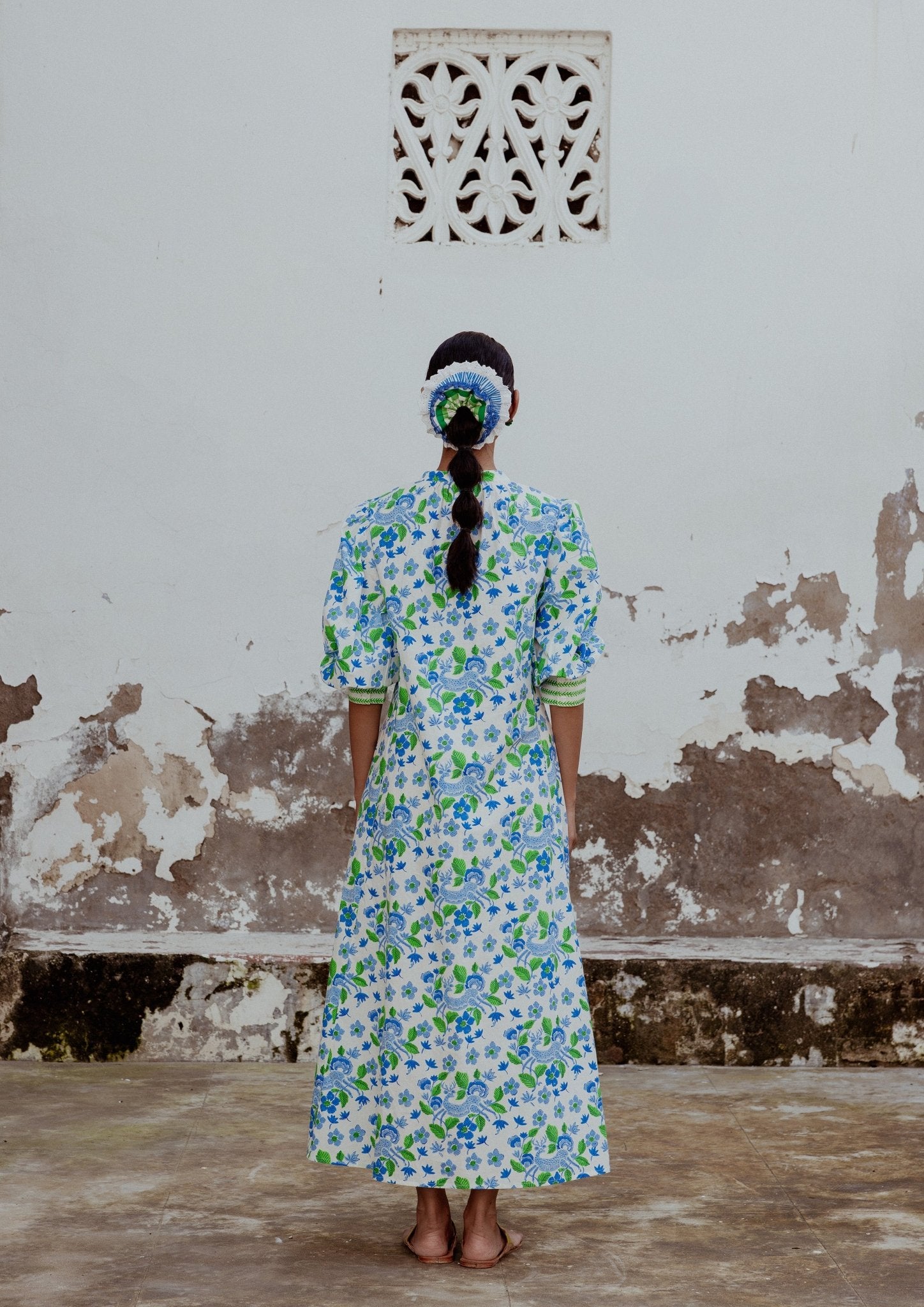 Chaupad Shirt Dress - Swamp Deer - CiceroniDressesThe Raw India