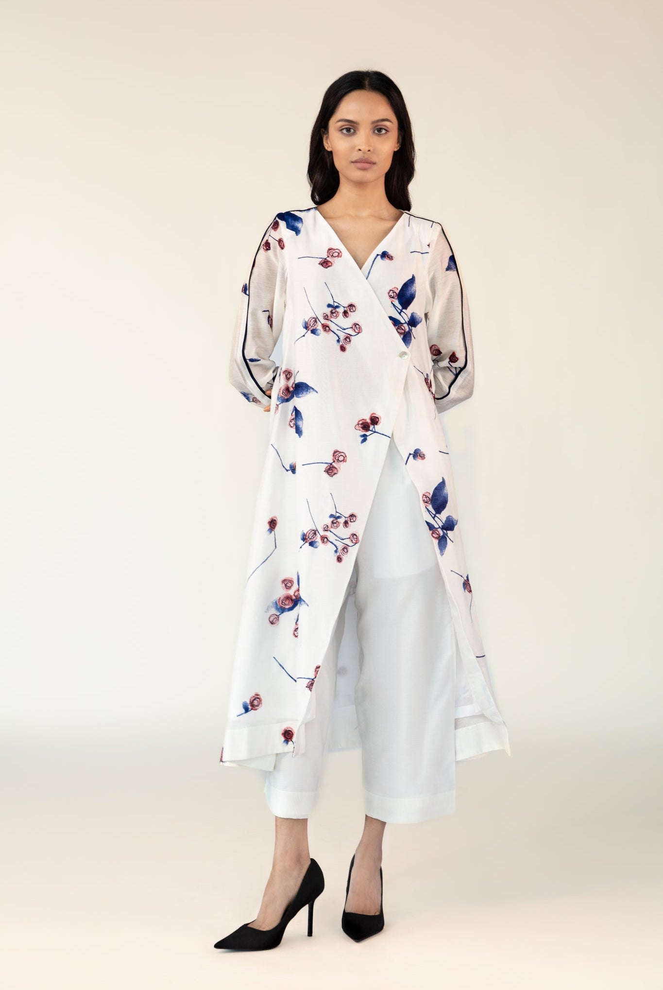 Cherry Wrap Kurta - CiceroniKurtaOtouto