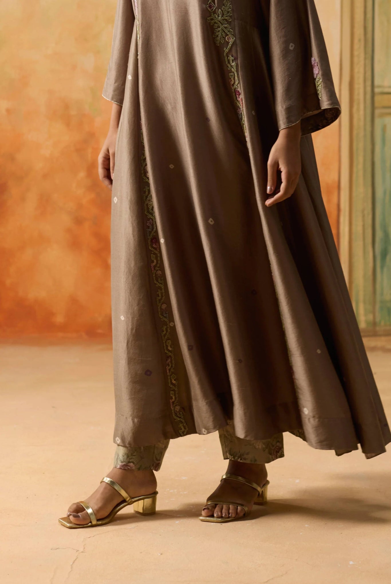 Chestel Kurta set - Brown - CiceroniKurta Set, Festive WearKhyati Rughani