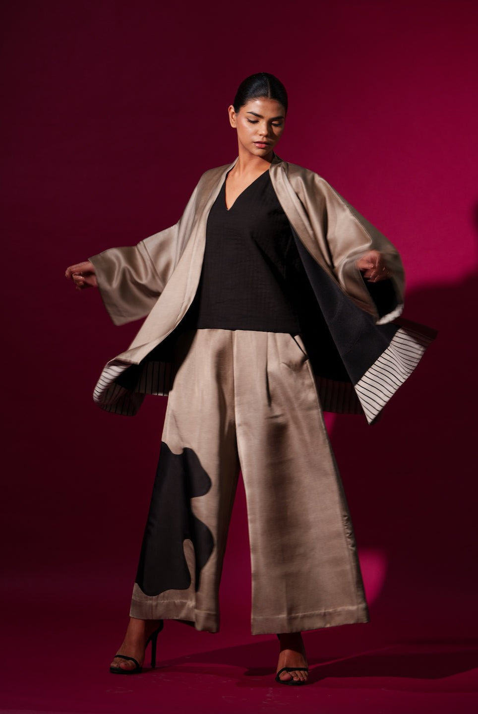 Chia Pants in Grey - CiceroniPantsStoique