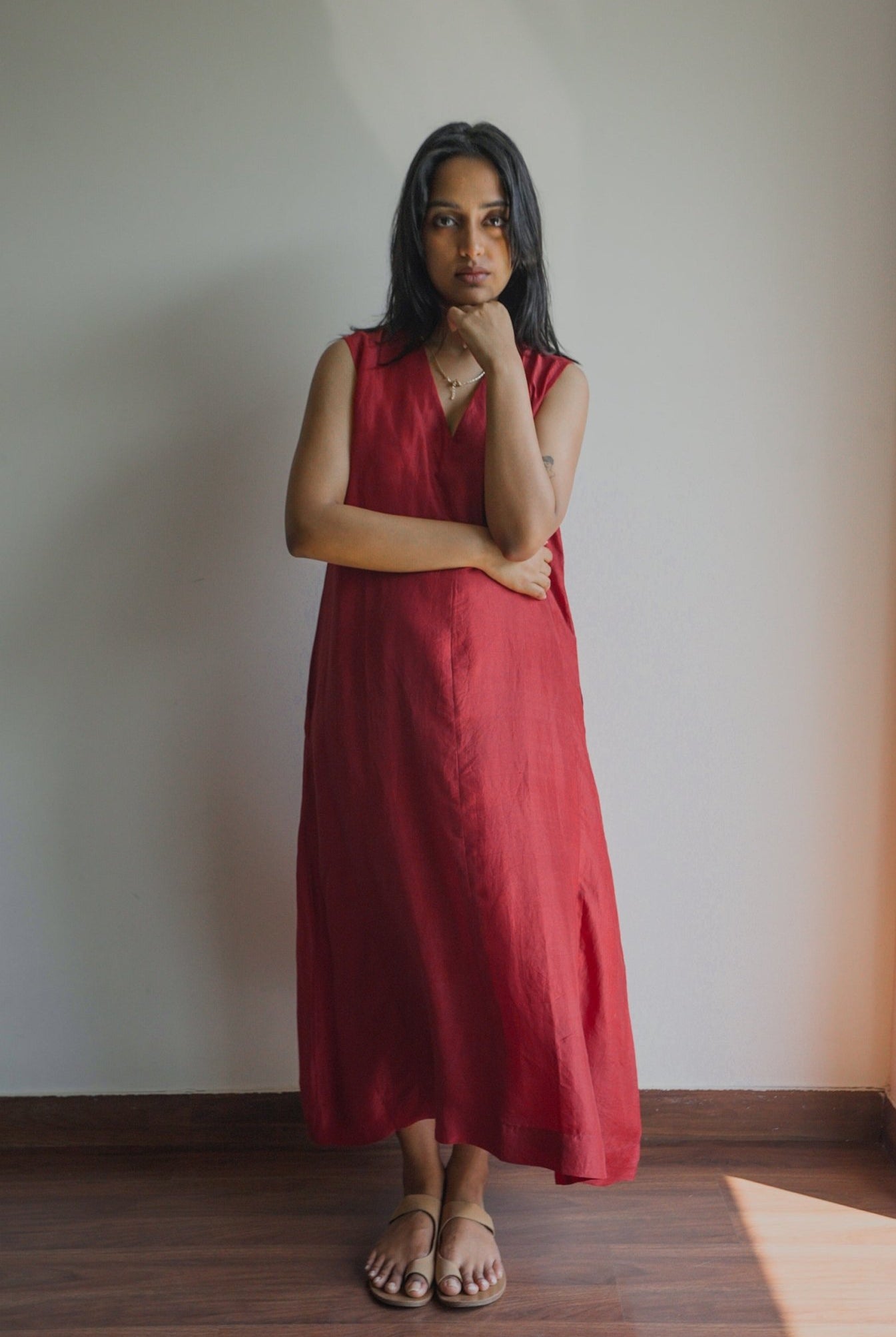 Chilli Red Dress - CiceroniDresseswith N.