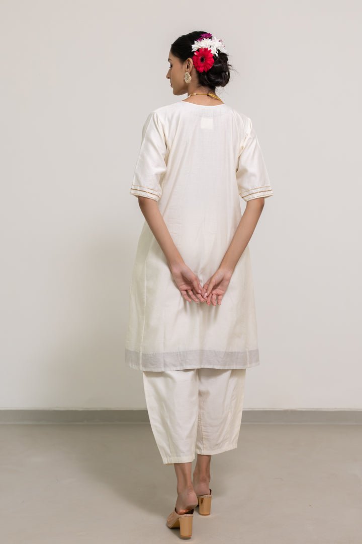 Chitrimaa Kurta and Clinched Pants Set - CiceroniKurta Set, Festive WearSilai Studio