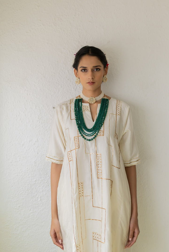 Chitrimaa Kurta and Clinched Pants Set - CiceroniKurta Set, Festive WearSilai Studio