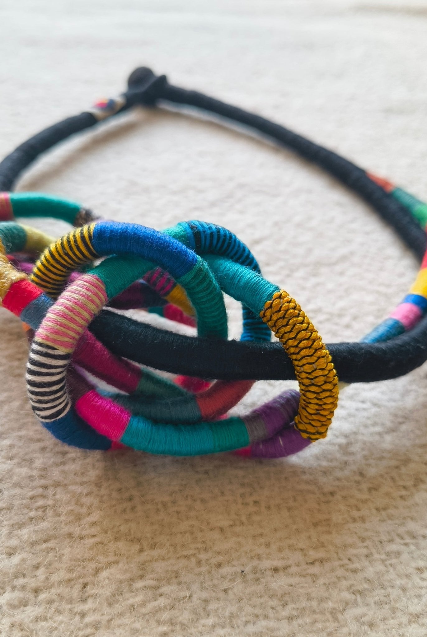 Chromatic Knot Necklace - CiceroniNeckpieceBandish
