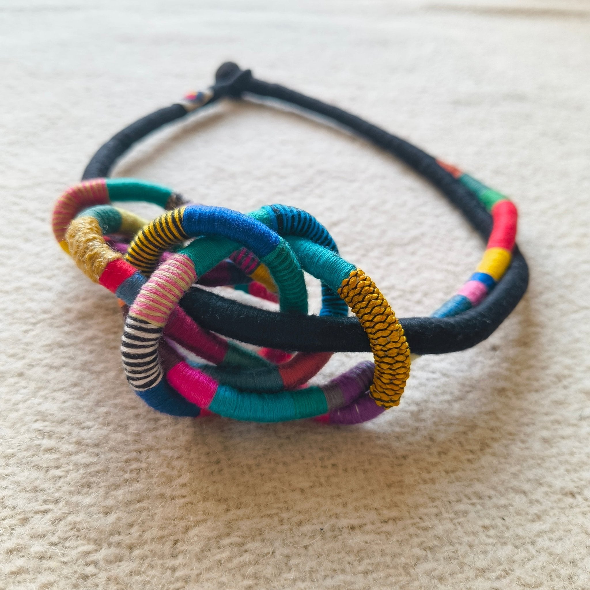 Chromatic Knot Necklace - CiceroniNeckpieceBandish