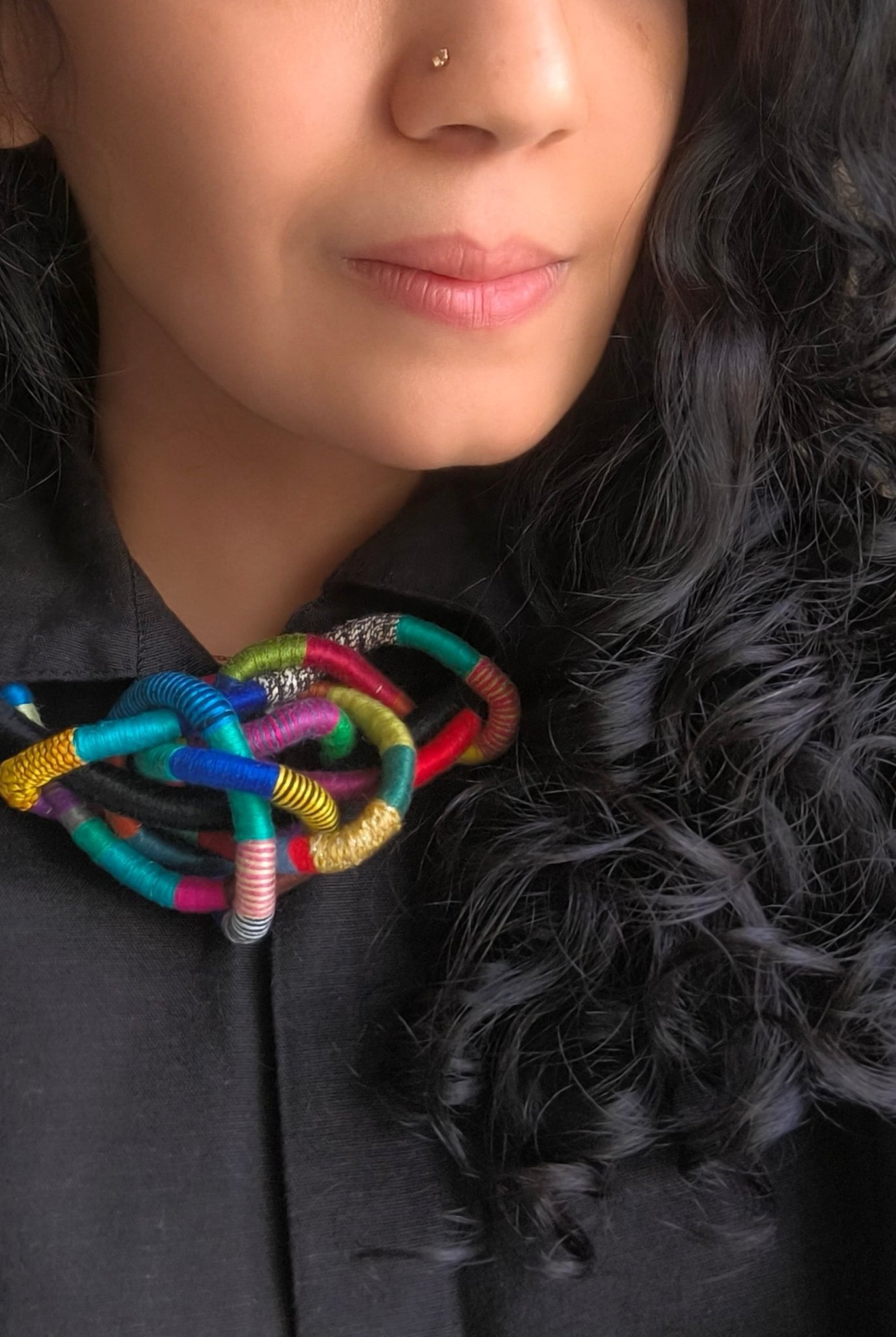 Chromatic Knot Necklace - CiceroniNeckpieceBandish