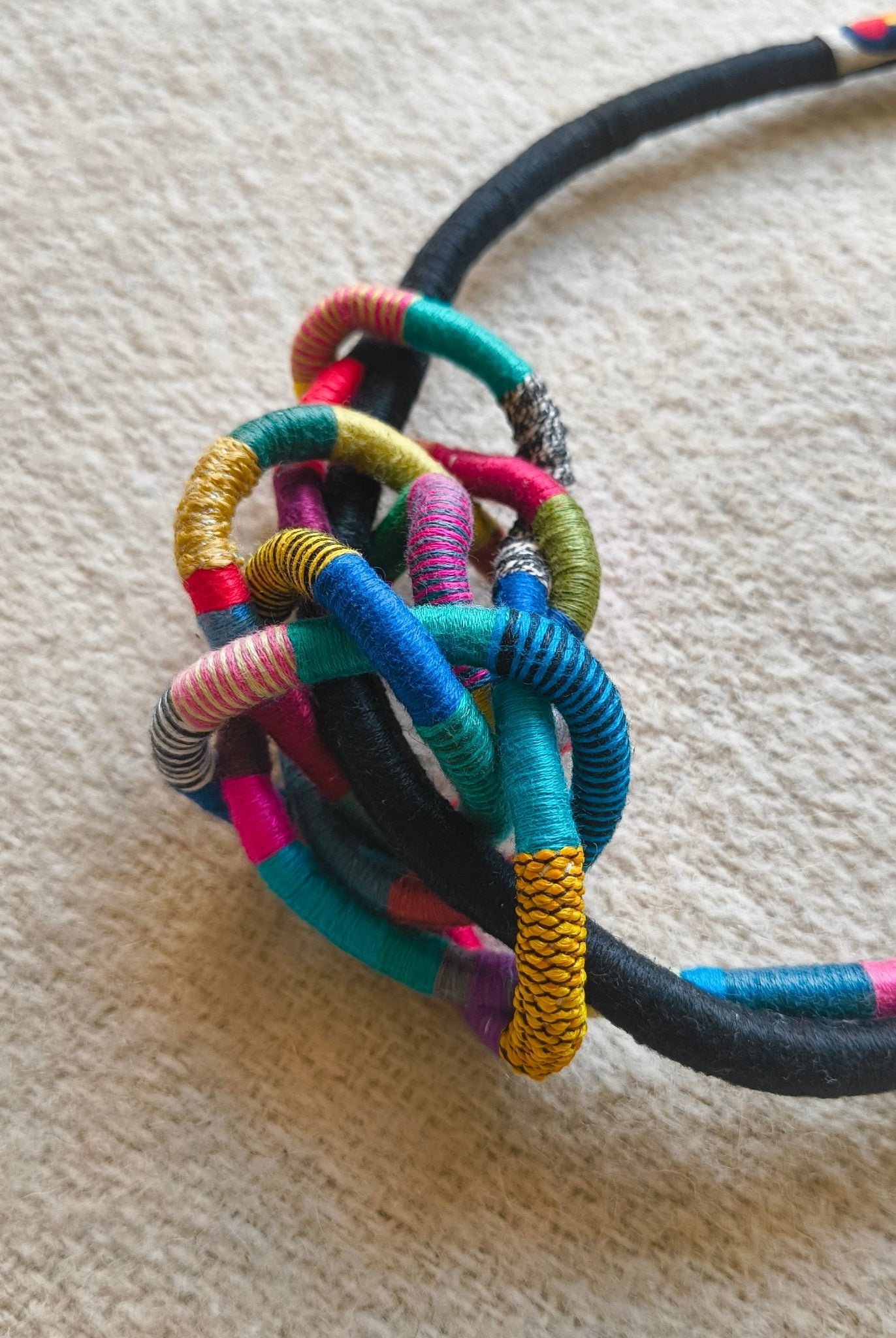 Chromatic Knot Necklace - CiceroniNeckpieceBandish