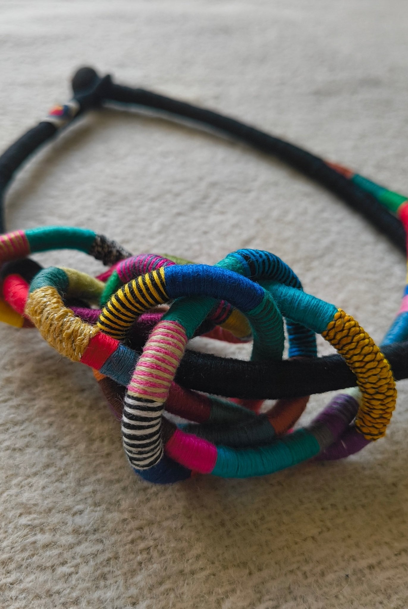 Chromatic Knot Necklace - CiceroniNeckpieceBandish