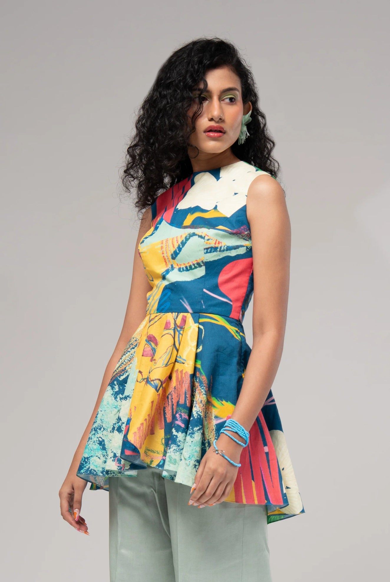 Ciel Peplum Top - CiceroniTopsAdvait