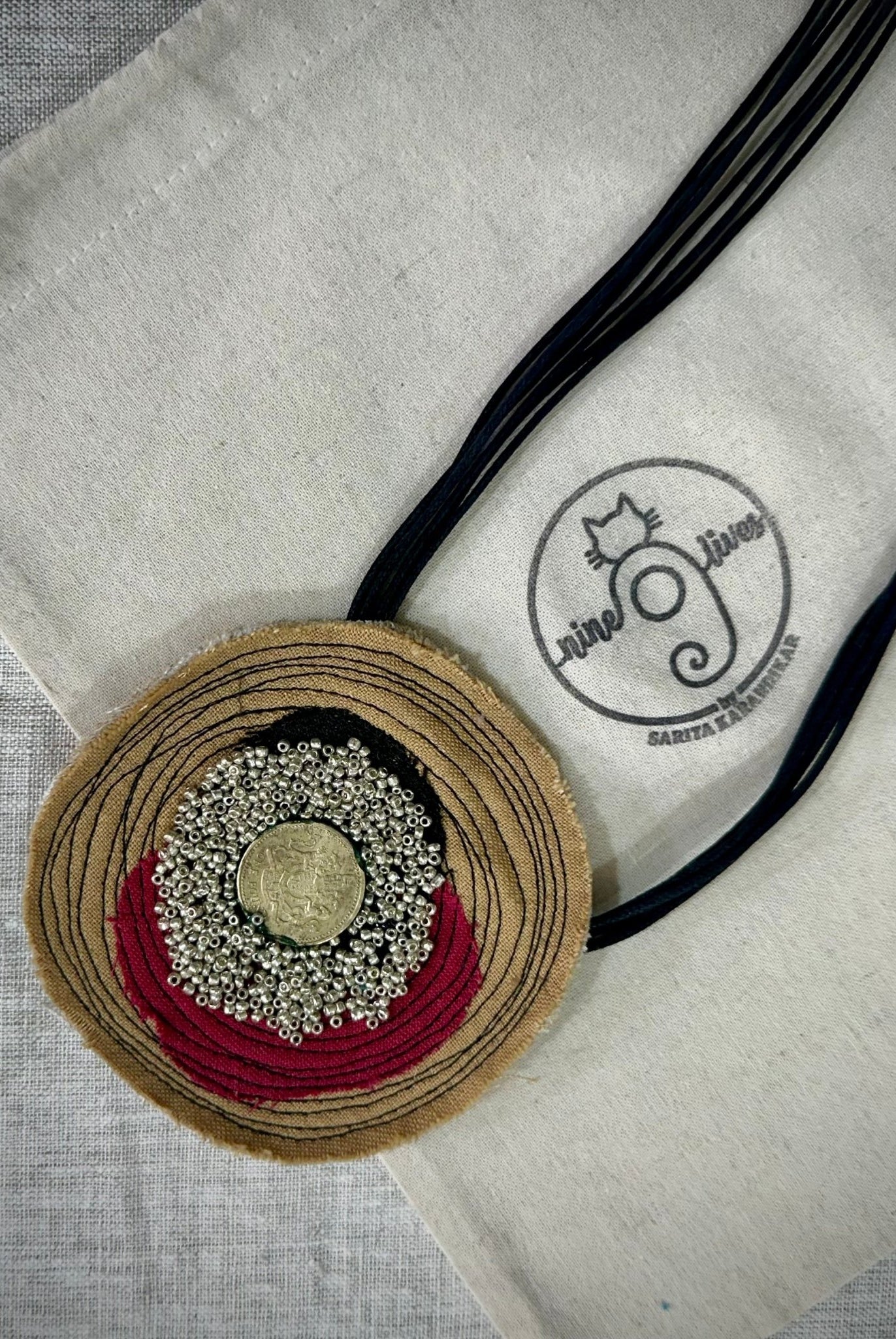 Circle Neckpiece - Tan - CiceroniNeckpieceNine Lives
