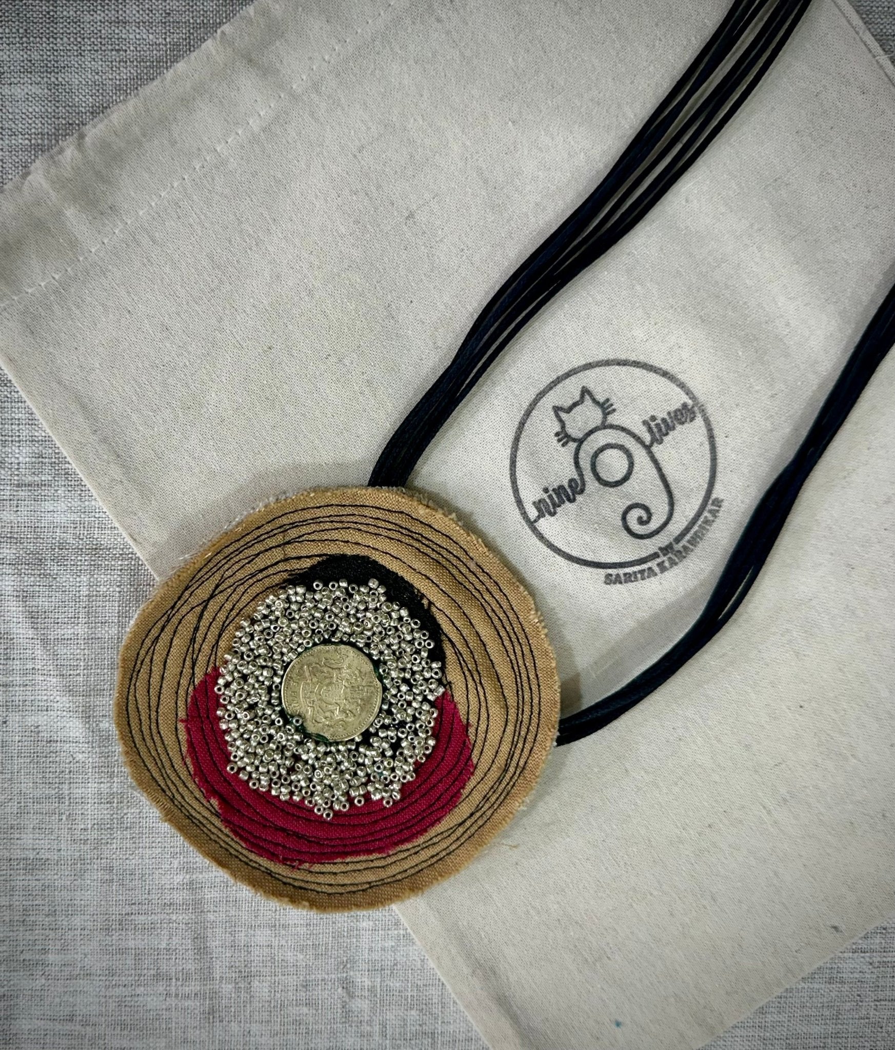 Circle Neckpiece - Tan - CiceroniNeckpieceNine Lives