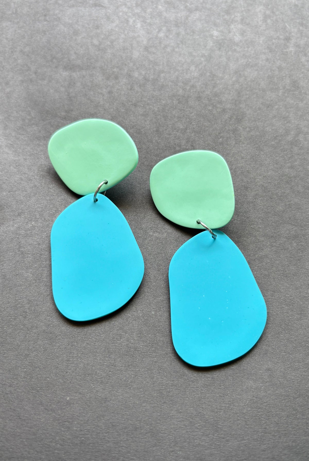 Classic Quads - Mint Green and Turquoise - CiceroniEarringsColoured Ears