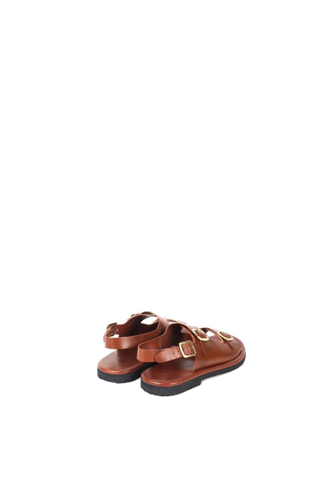Classic Two Strap Leather Sandals - CiceroniSandalsSlomotion
