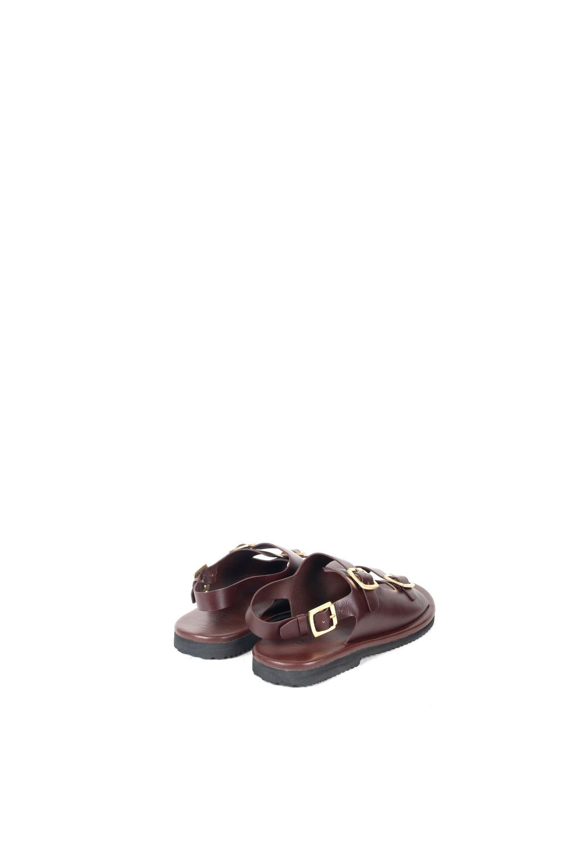 Classic Two Strap Leather Sandals - CiceroniSandalsSlomotion