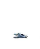 Classic Two Strap Leather Women's Sandals - Navy - CiceroniSandalsSlomotion