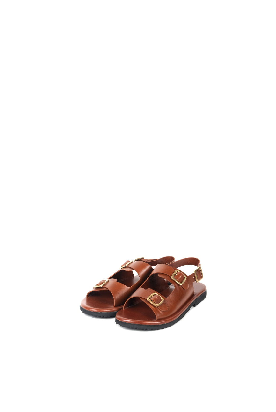 Classic Two Strap Leather Women's Sandals - CiceroniSandalsSlomotion