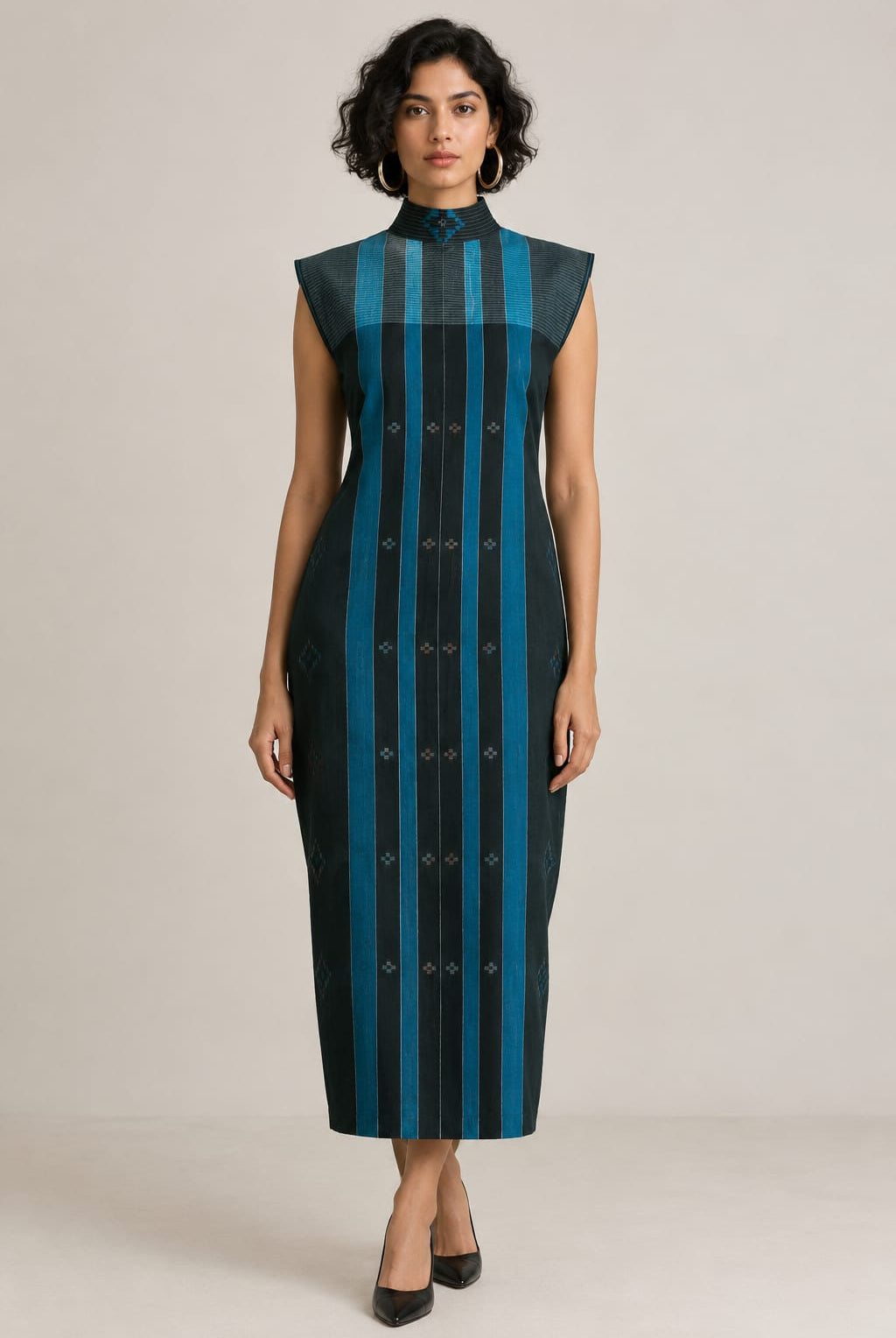 Cleopatra High Neck Dress - CiceroniDressesBhomra
