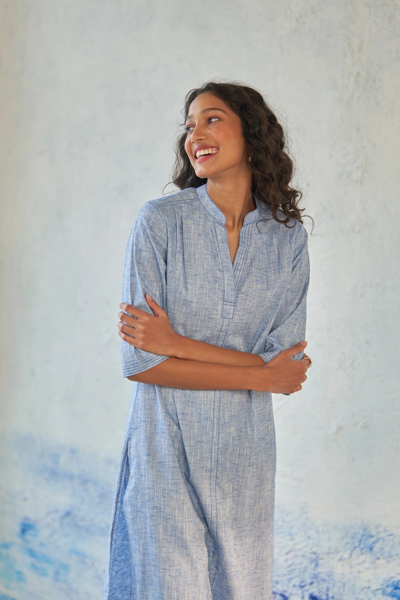 Cloud Blue Kurta Set - CiceroniKurta SetsCanoopi