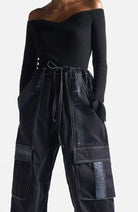 Coal Dry Brush Cargo Pants - CiceroniPantsEkastories