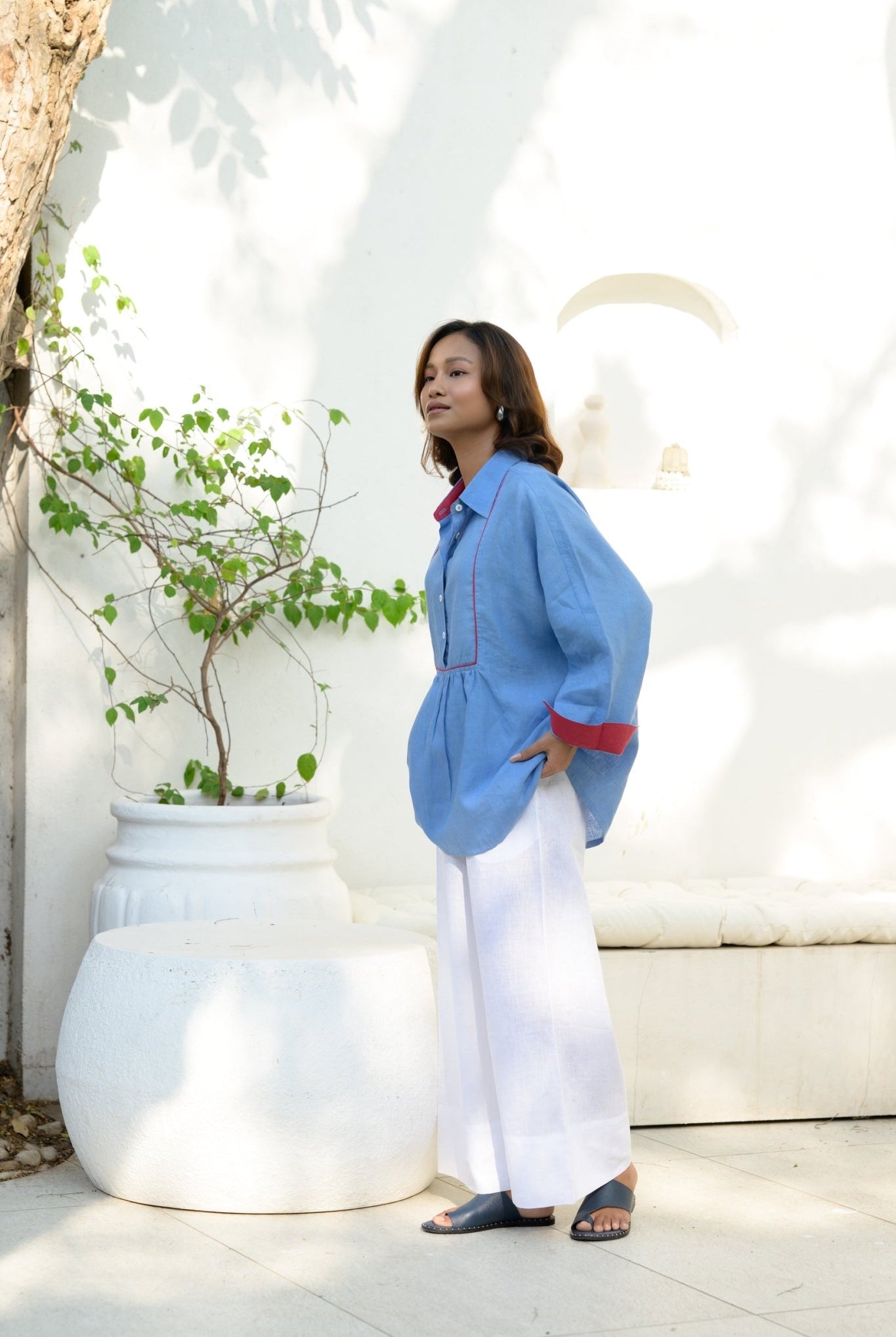 Coastal Palm Shirt - CiceroniTopsZanzibar Living