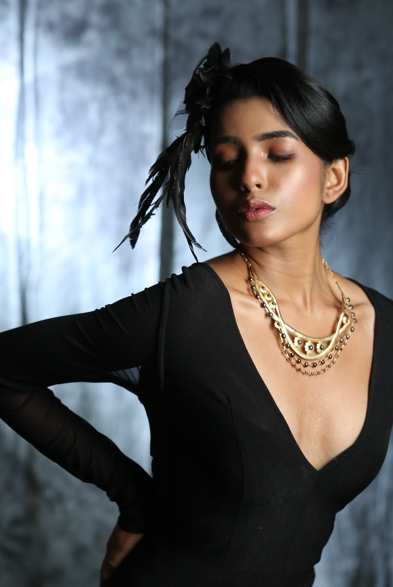 Cocktail Hour Neckpiece - CiceroniNeckpieceZaza by Somya