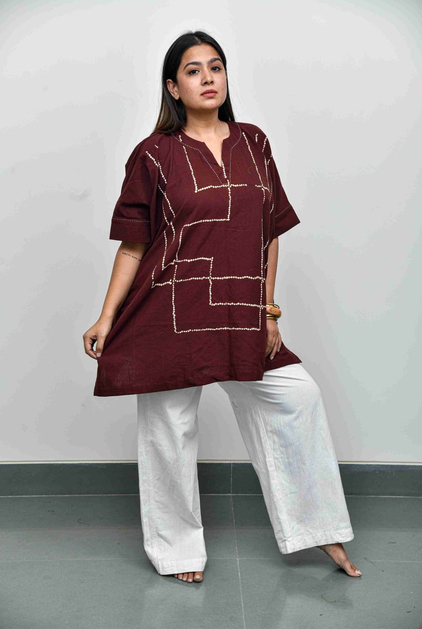 Cocoa QR Code Top - CiceroniTopsYD Aashiya