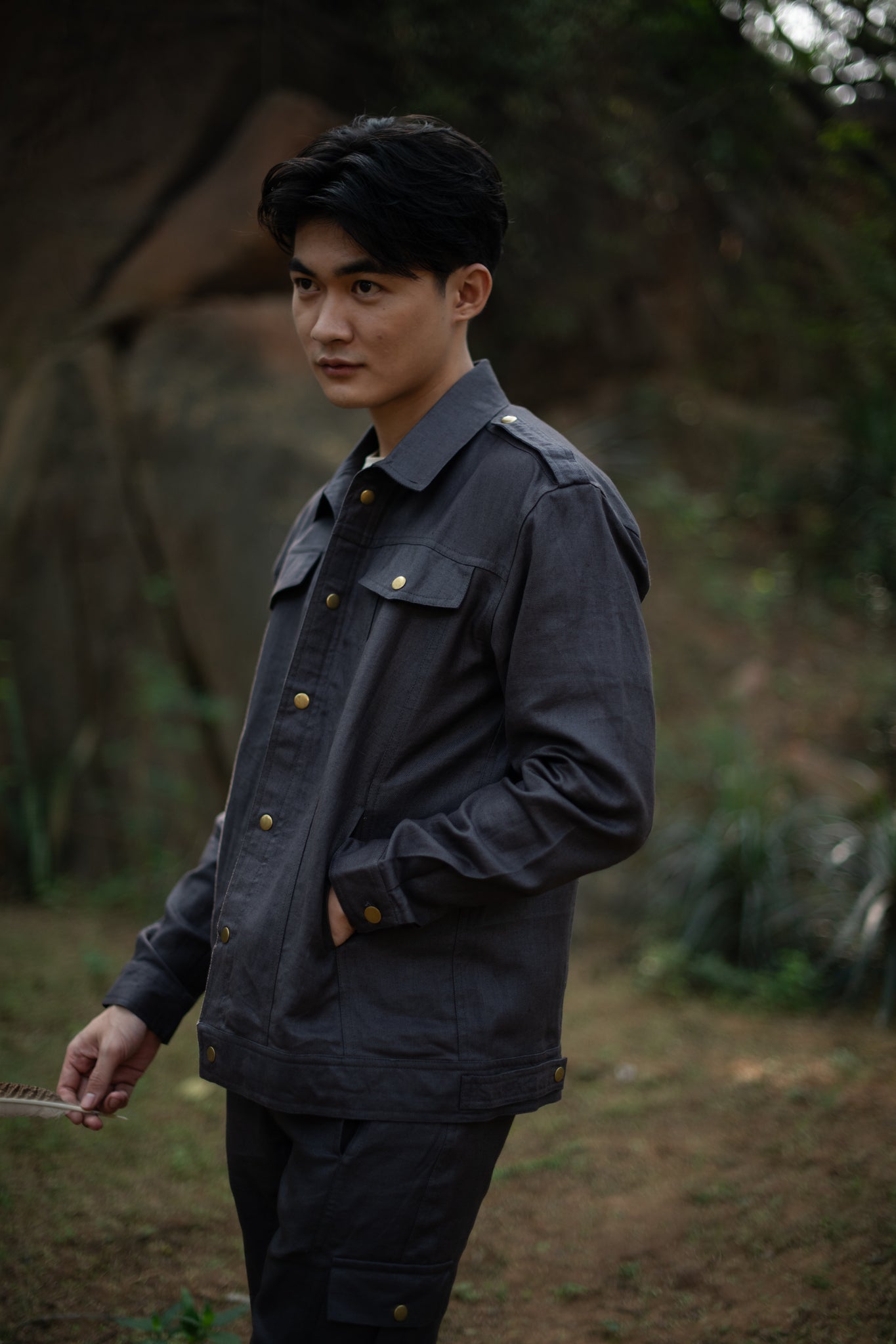 Collingwood Oversized Jacket - Grey - CiceroniJacketsThe Terra Tribe