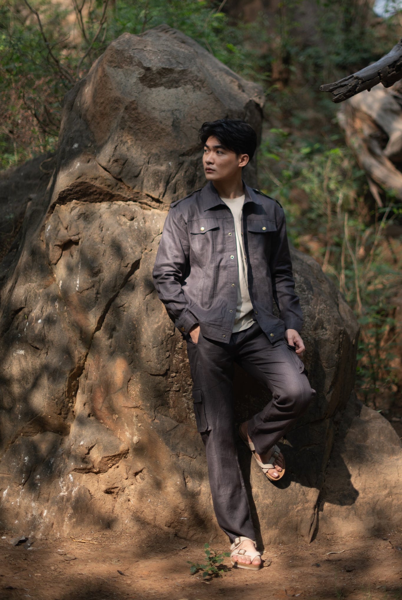 Collingwood Oversized Jacket - Grey - CiceroniJacketsThe Terra Tribe