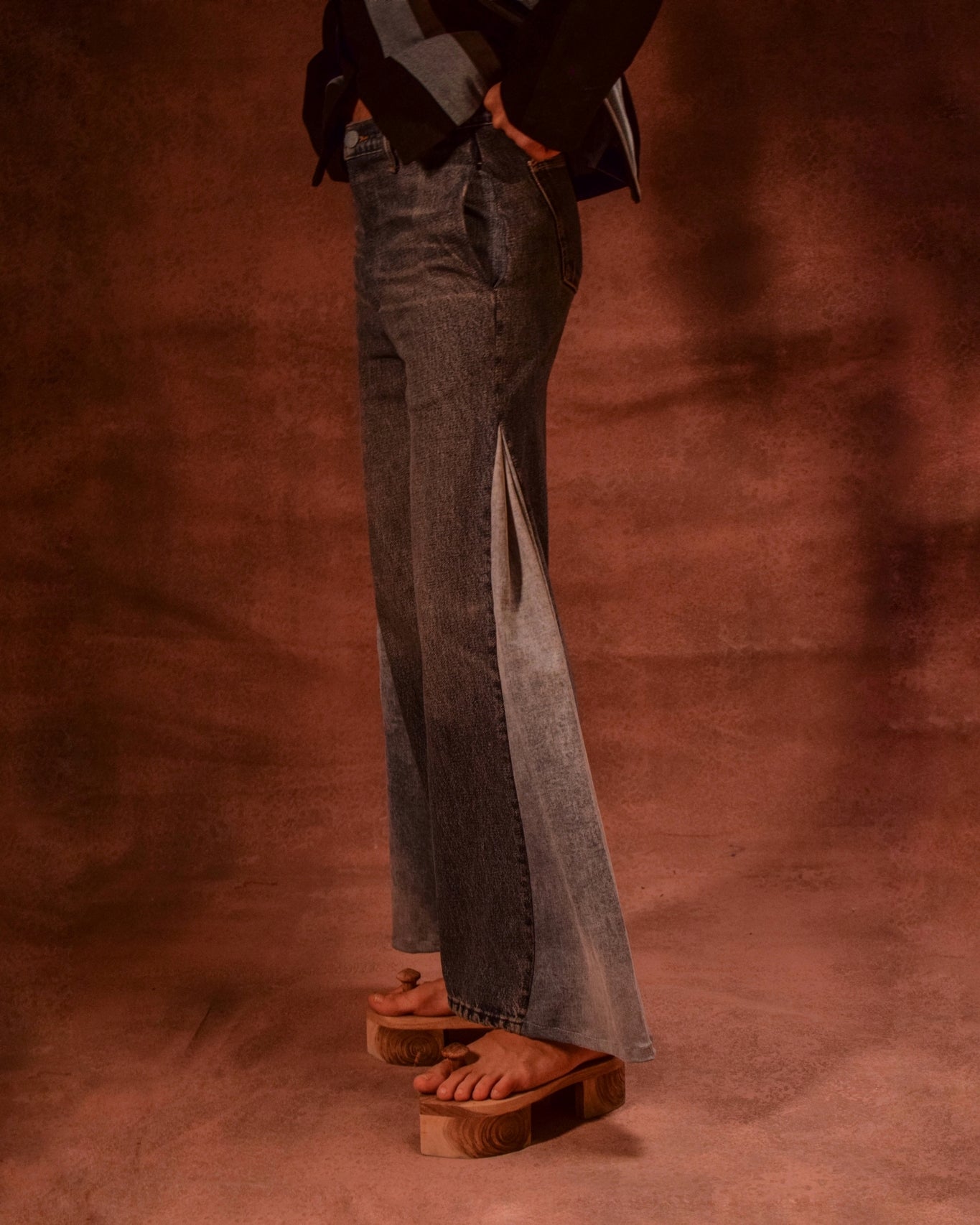Color Block Godet Pants - CiceroniPantsAnam Husain