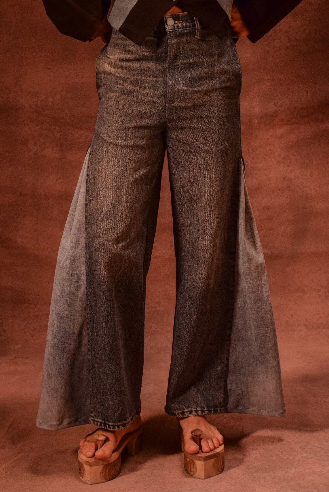 Color Block Godet Pants - CiceroniPantsAnam Husain