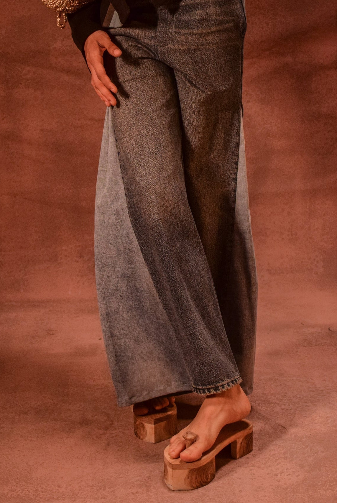 Color Block Godet Pants - CiceroniPantsAnam Husain