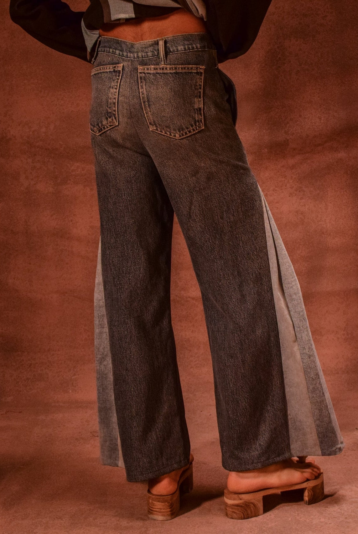 Color Block Godet Pants - CiceroniPantsAnam Husain