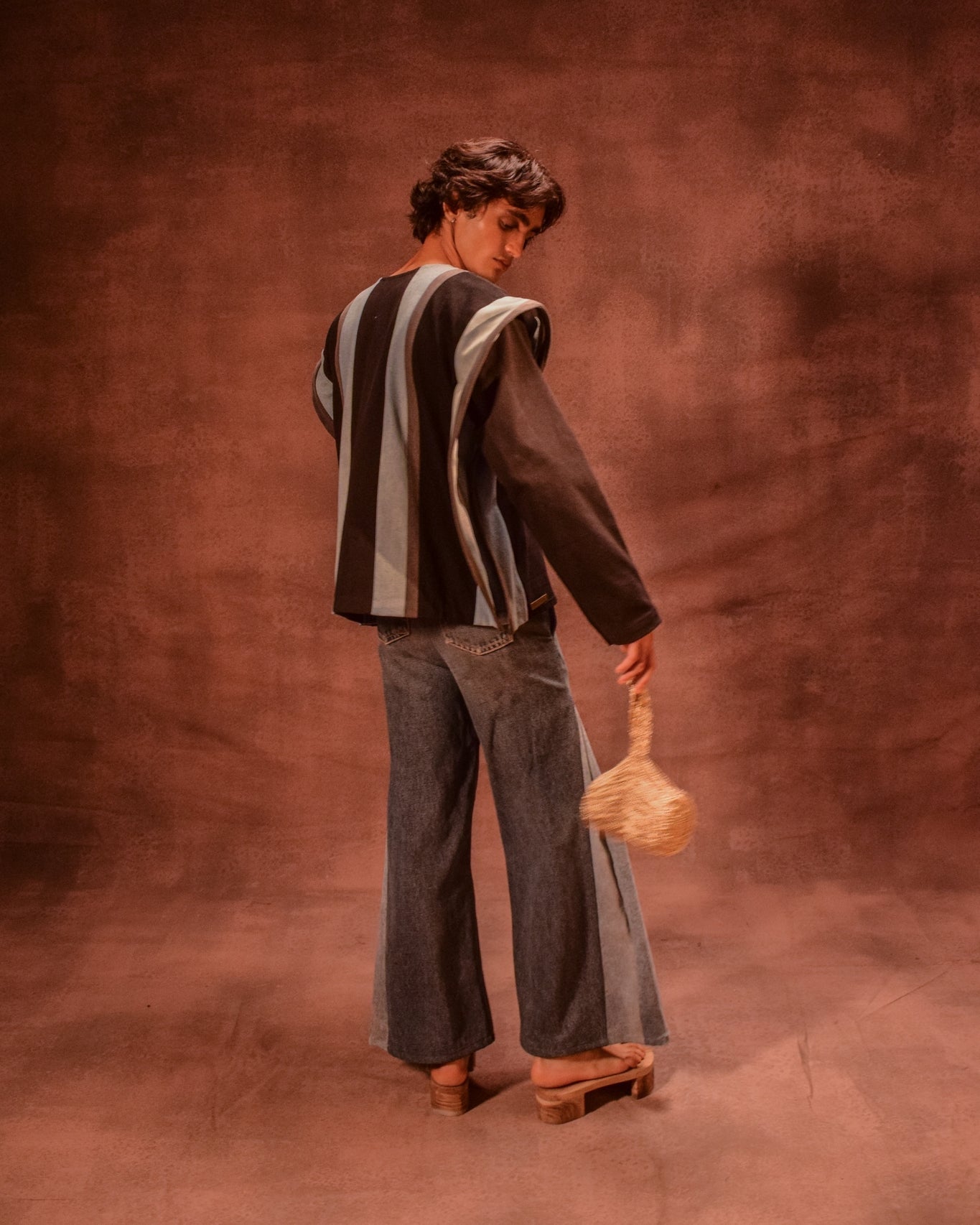 Color Block Godet Pants - CiceroniPantsAnam Husain