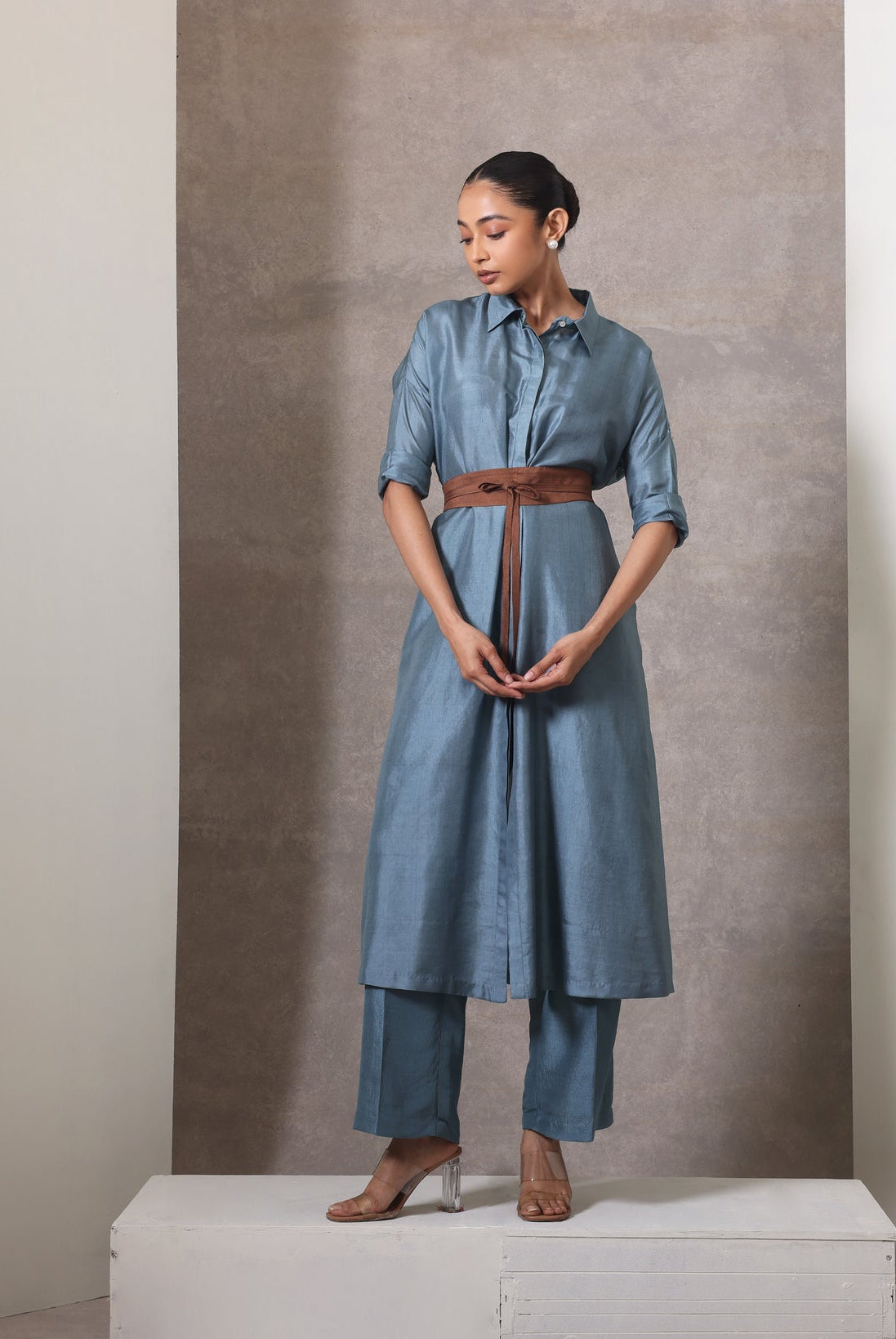 Coloumn Shirt Set - CiceroniCo - ord SetChokhi Chorri
