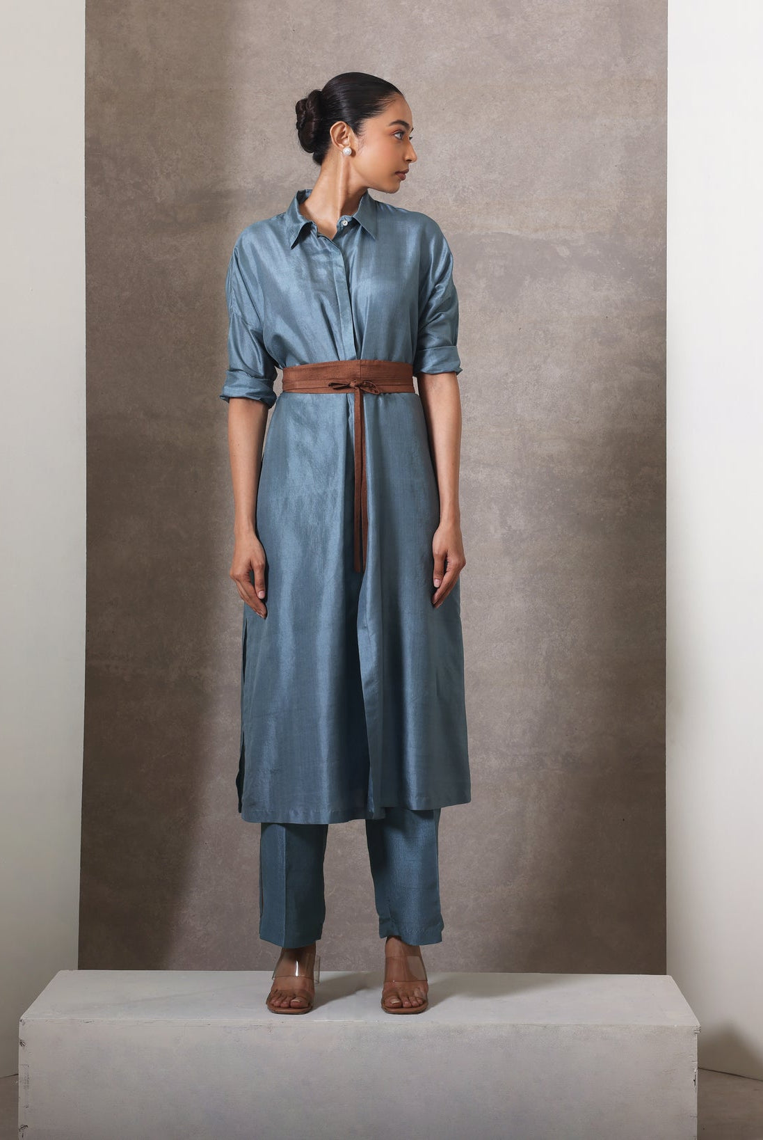 Coloumn Shirt Set - CiceroniCo - ord SetChokhi Chorri