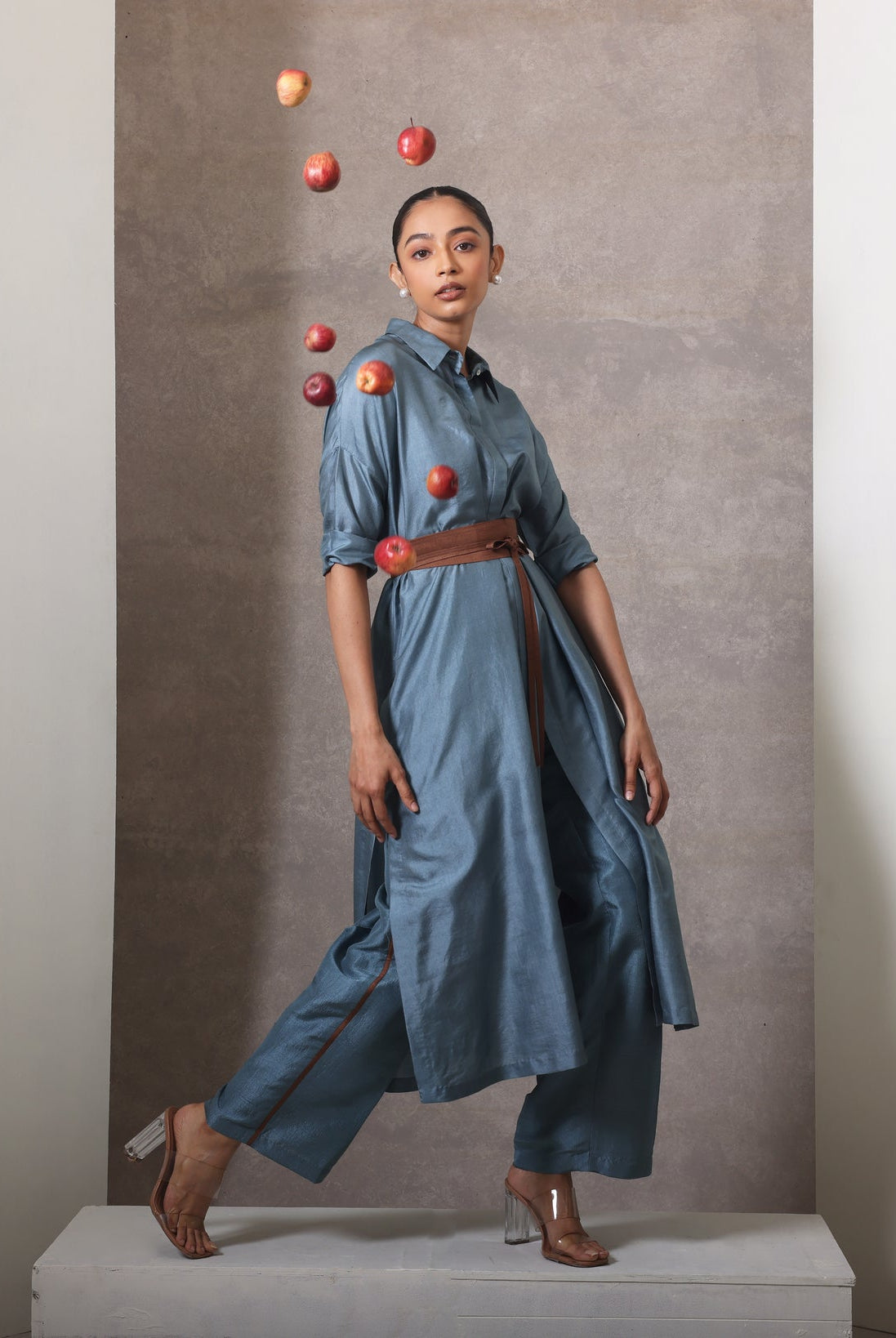 Coloumn Shirt Set - CiceroniCo - ord SetChokhi Chorri