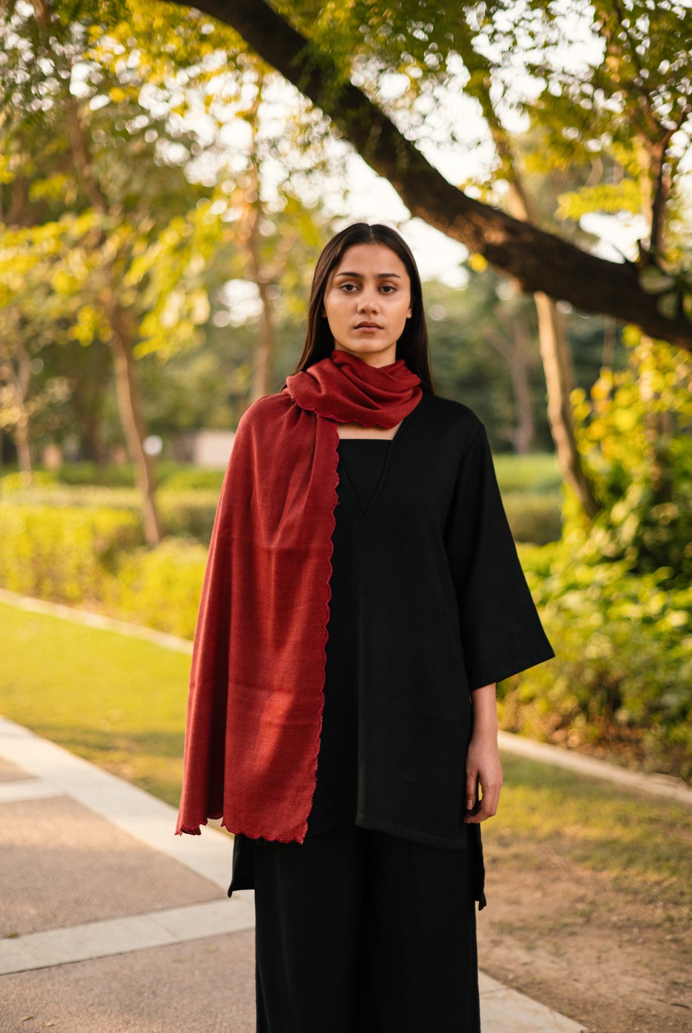 Columbine Stole - Maroon - CiceroniStoleRAAS Life