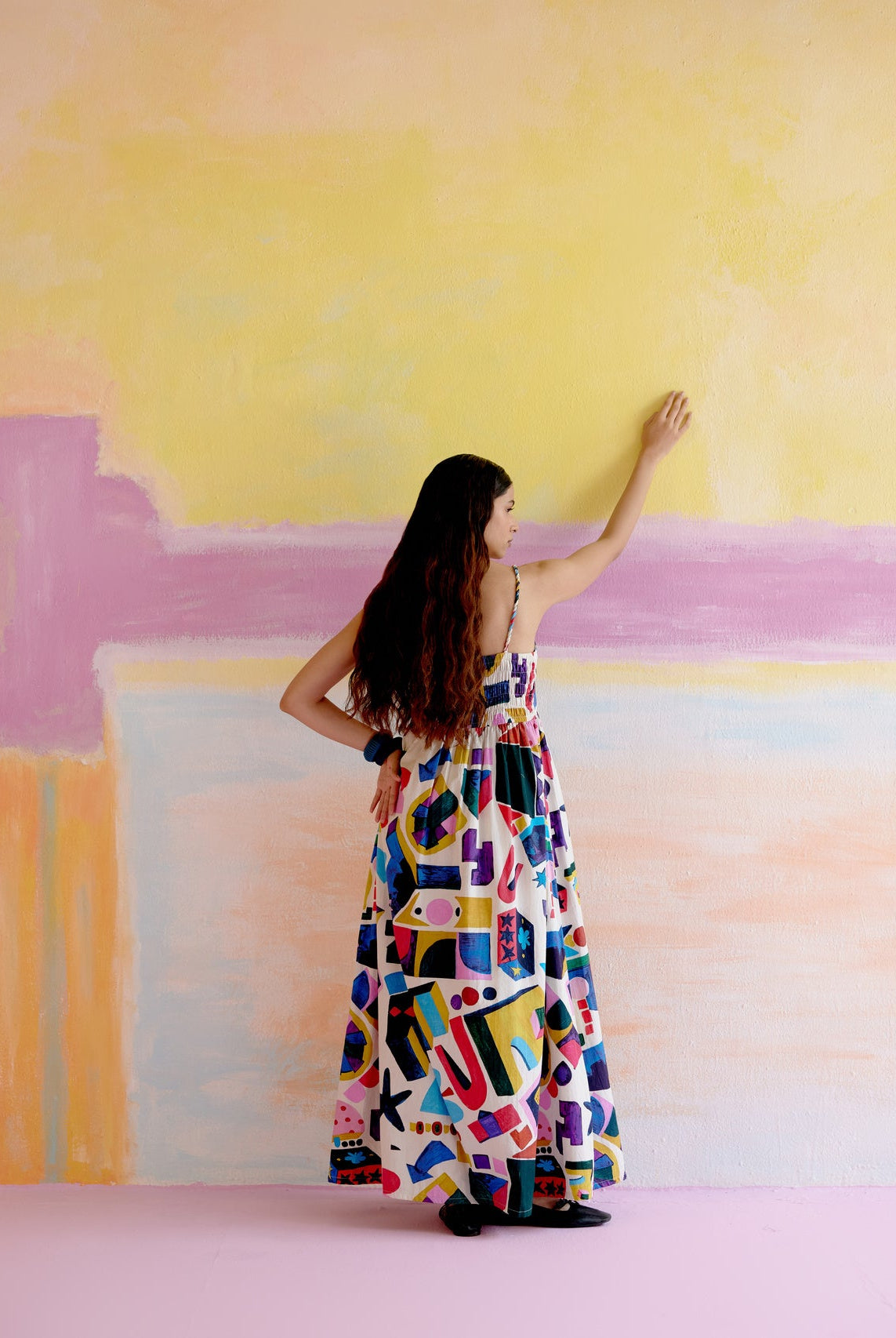 Como Maxi Dress in Arcade Print - CiceroniDressesHappi Space