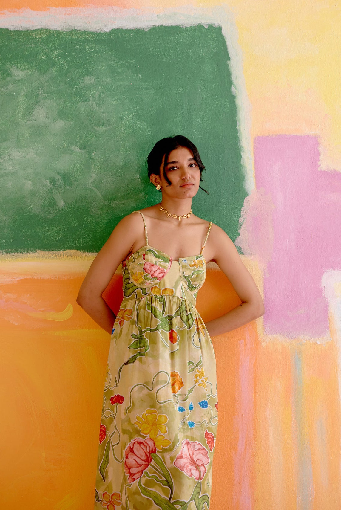 Como Maxi Dress in Le Jardin Print - CiceroniDressesHappi Space