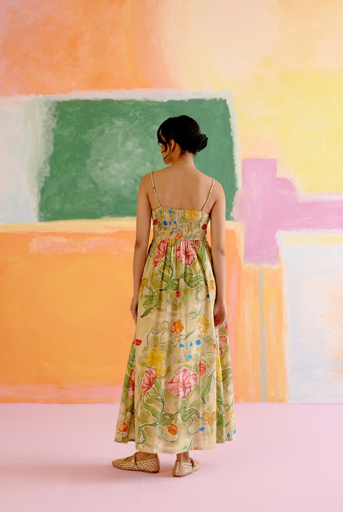 Como Maxi Dress in Le Jardin Print - CiceroniDressesHappi Space