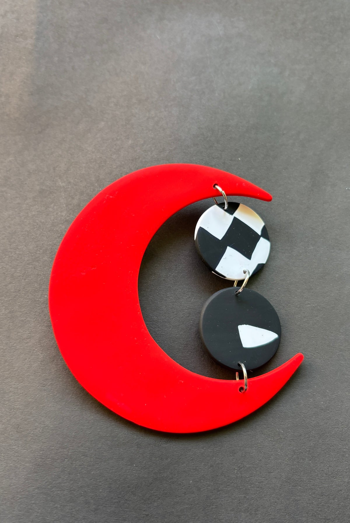 Contemporary Moon - CiceroniEarringsColoured Ears