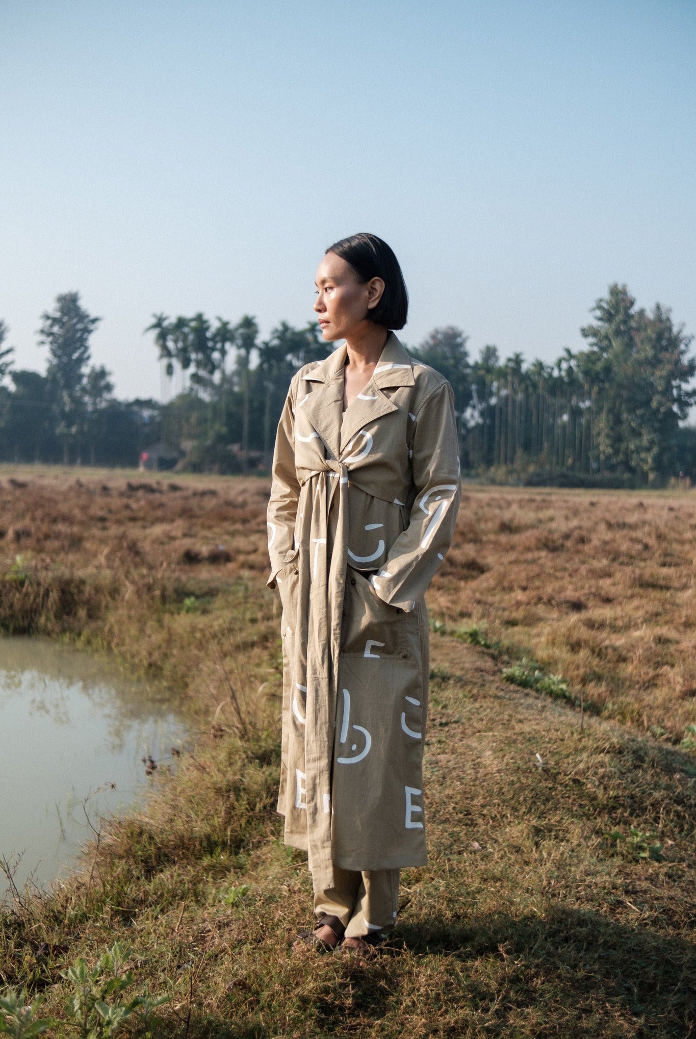 Copenhagen Trench - Printed - CiceroniTrench CoatThe Terra Tribe
