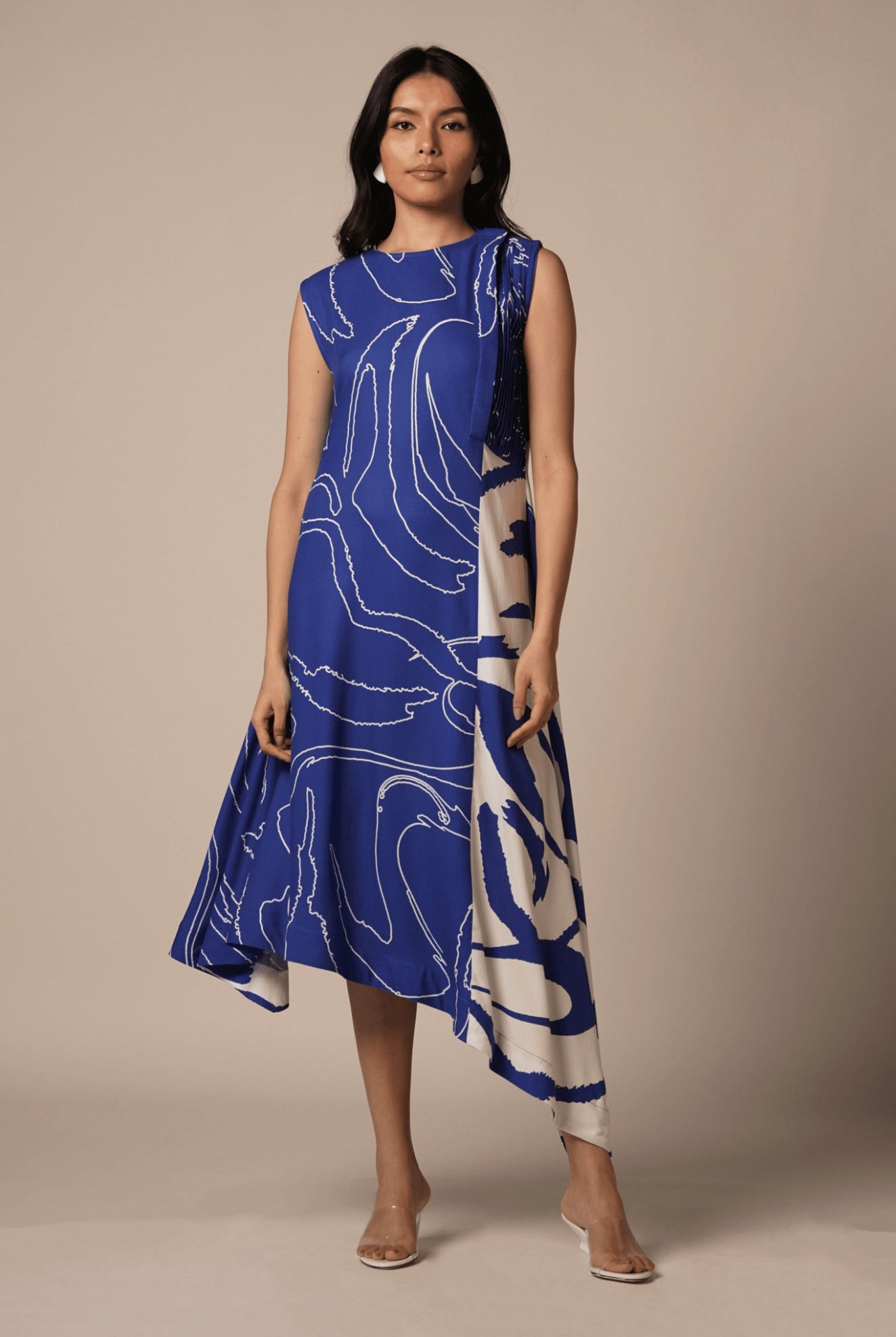 Cora - Cari Pleated Dress - CiceroniDressesAdvait