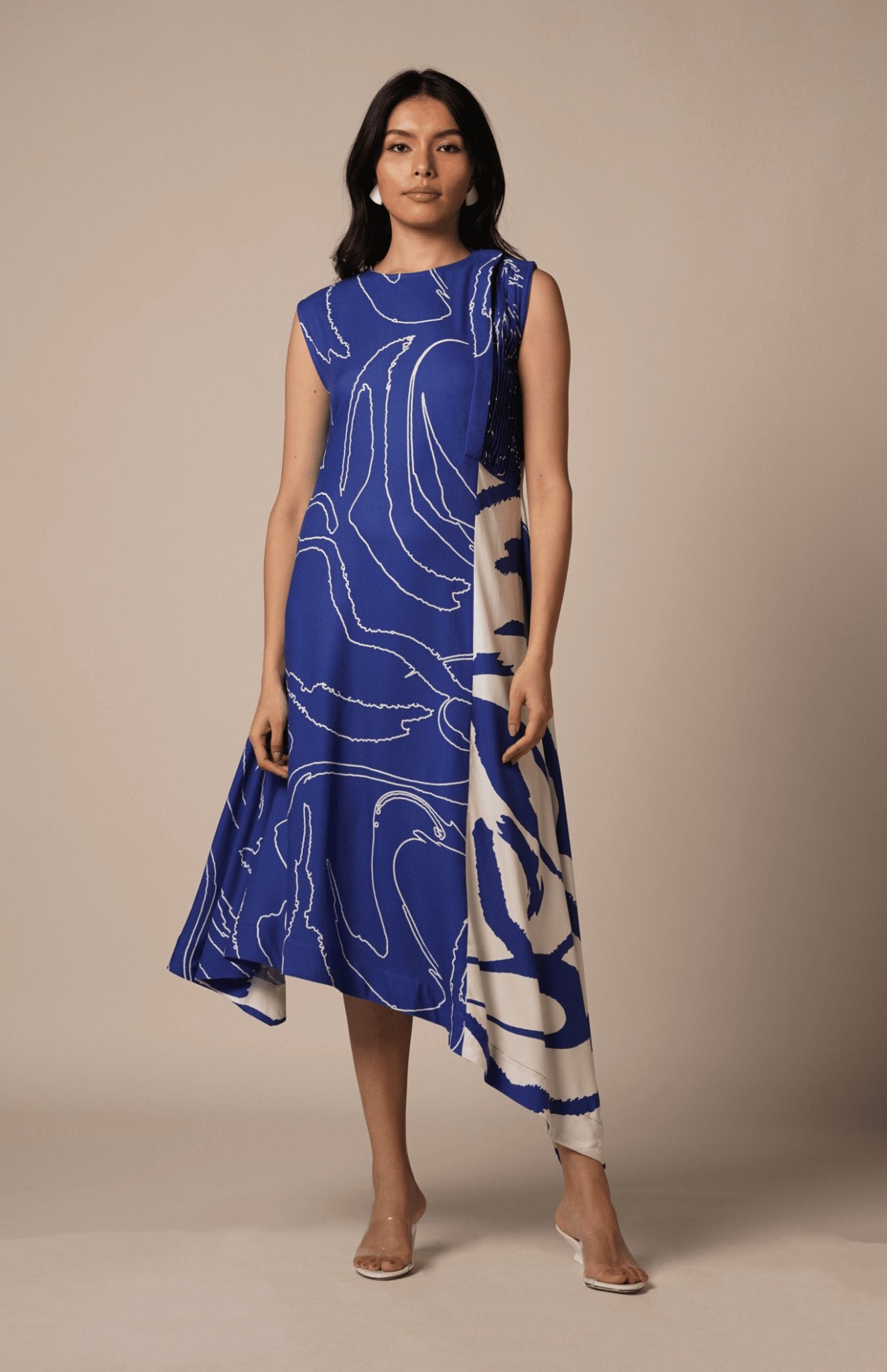 Cora - Cari Pleated Dress - CiceroniDressesAdvait