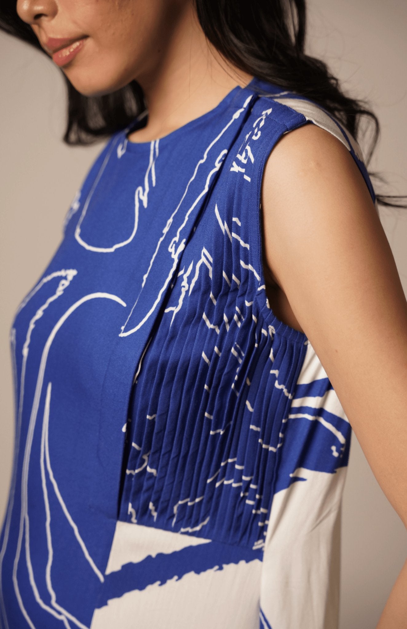 Cora - Cari Pleated Dress - CiceroniDressesAdvait