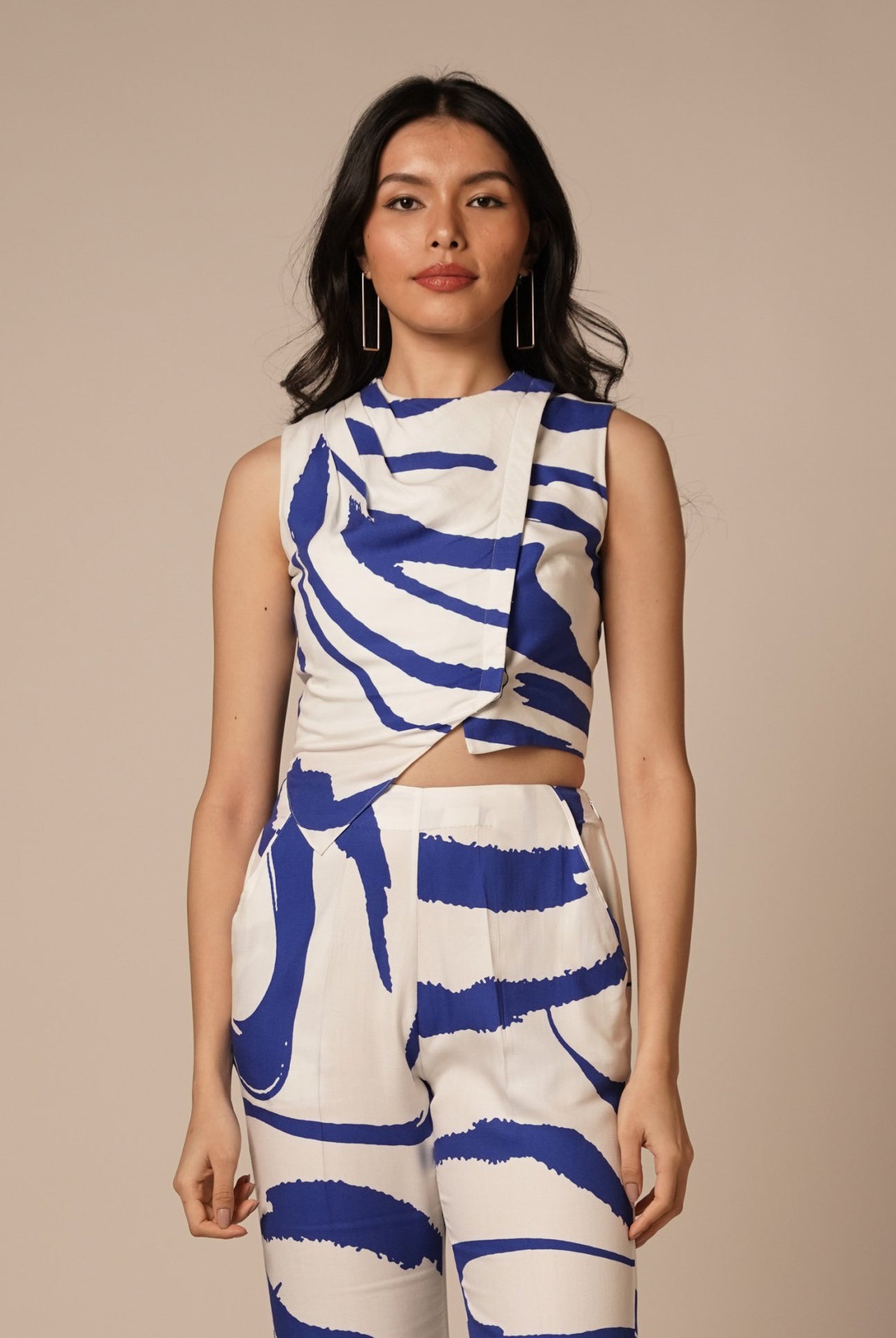 Cora Draped Vest - CiceroniVestAdvait